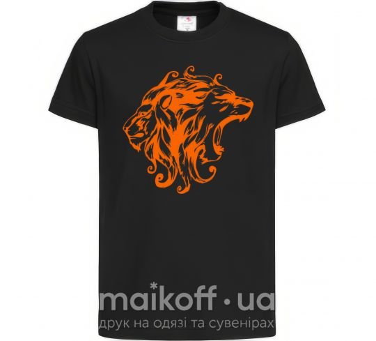 Детская футболка Львы Черный фото