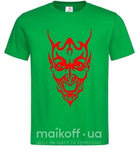 Мужская футболка Демон Зеленый фото