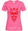 Жіноча футболка Демон Яскраво-рожевий фото