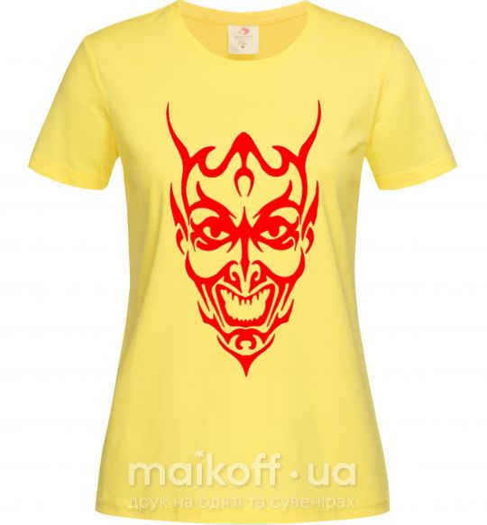 Жіноча футболка Демон Лимонний фото