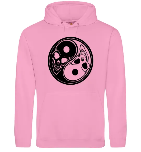 Чоловіча толстовка (худі) Інь Янь Рожевий фото