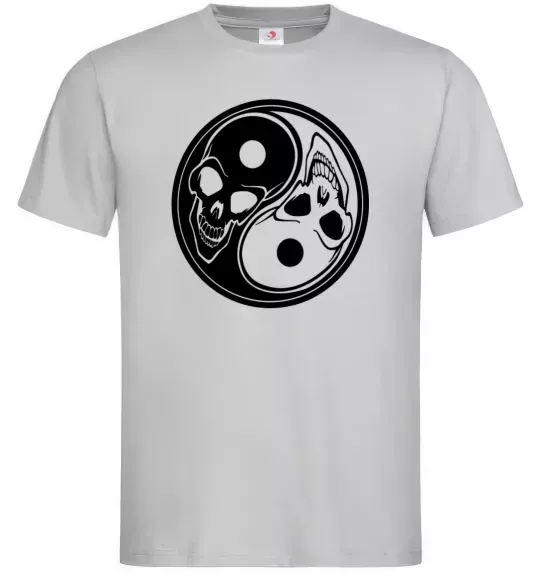 Мужская футболка Інь Янь Серый фото