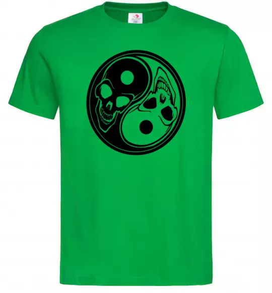 Мужская футболка Інь Янь Зеленый фото