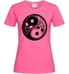 Жіноча футболка Інь Янь Яскраво-рожевий Жіноча футболка Інь Янь Яскраво-рожевий фото