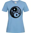 Жіноча футболка Інь Янь Блакитний Жіноча футболка Інь Янь Блакитний фото
