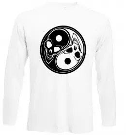 Лонгслив Інь Янь Белый фото