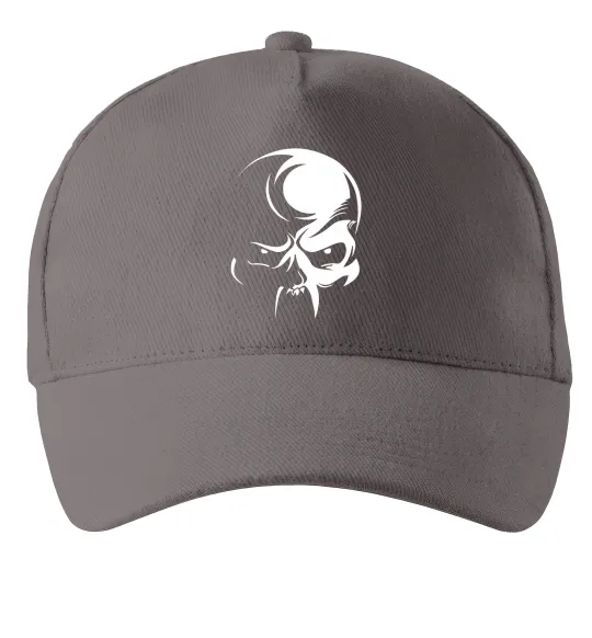 Кепка Черепок Серый фото