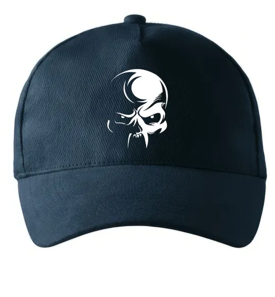 Кепка Черепок Темно-синій фото