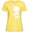 Жіноча футболка Черепок Лимонний фото