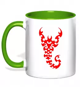 Чашка с цветной ручкой