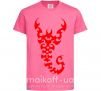 Детская футболка Скорпион Ярко-розовый фото