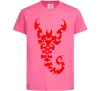 Детская футболка Скорпіон Ярко-розовый фото