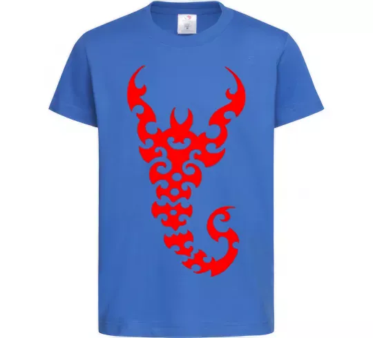 Детская футболка Скорпіон Ярко-синий фото