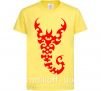 Детская футболка Скорпион Лимонный фото