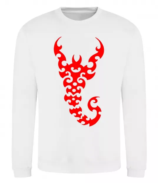 Свитшот Скорпіон Белый фото