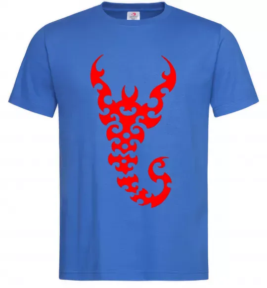 Мужская футболка Скорпіон Ярко-синий фото