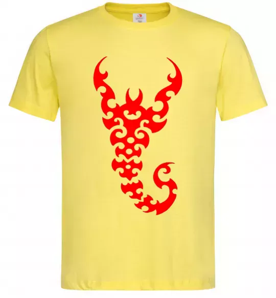 Мужская футболка Скорпіон Лимонный фото