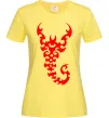 Жіноча футболка Скорпіон Лимонний фото
