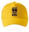 Кепка Just ride Сонячно жовтий фото