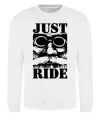 Свитшот Just ride Белый Свитшот Just ride Белый фото