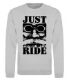 Свитшот Just ride Серый меланж Свитшот Just ride Серый меланж фото