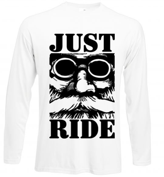 Реглан Just ride Білий фото