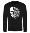Світшот Too young to die Чорний фото