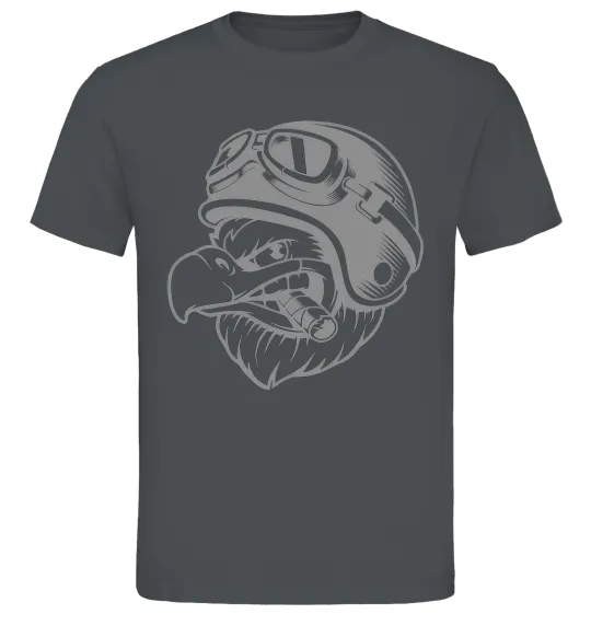 Мужская футболка Eagle в шоломі Графит фото