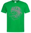 Мужская футболка Eagle в шоломі Зеленый фото