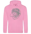 Мужская толстовка (худи) Eagle в шоломі Розовый фото