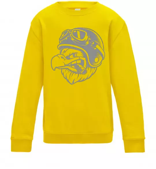 Детский Свитшот Eagle в шоломі Солнечно желтый фото