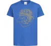 Дитяча футболка Eagle в шоломі Яскраво-синій фото