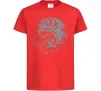 Дитяча футболка Eagle в шоломі Червоний фото