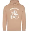Мужская толстовка (худи) Ride with me Песочный Мужская толстовка (худи) Ride with me Песочный фото