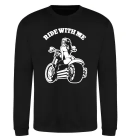Свитшот Ride with me Черный фото