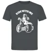 Чоловіча футболка Ride with me Графіт Чоловіча футболка Ride with me Графіт фото