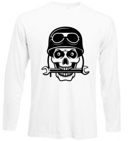 Лонгслив Skull in helmet Лонгслив Skull in helmet