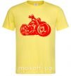 Чоловіча футболка Motorbike Лимонний фото