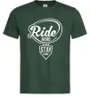 Чоловіча футболка Ride hard or stay home Темно-зелений Чоловіча футболка Ride hard or stay home Темно-зелений фото