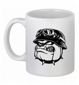 Чашка керамическая Bulldog biker