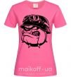 Женская футболка Bulldog biker Ярко-розовый фото