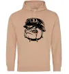 Жіноча толстовка (худі) Bulldog biker Пісочний Жіноча толстовка (худі) Bulldog biker Пісочний фото
