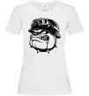 Женская футболка Bulldog biker Белый Женская футболка Bulldog biker Белый фото