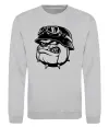 Світшот Bulldog biker Сірий меланж фото