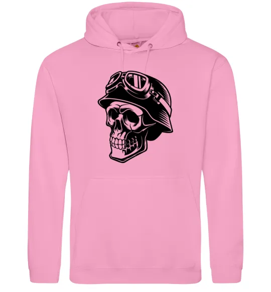 Чоловіча толстовка (худі) Motorcycle rider Рожевий фото