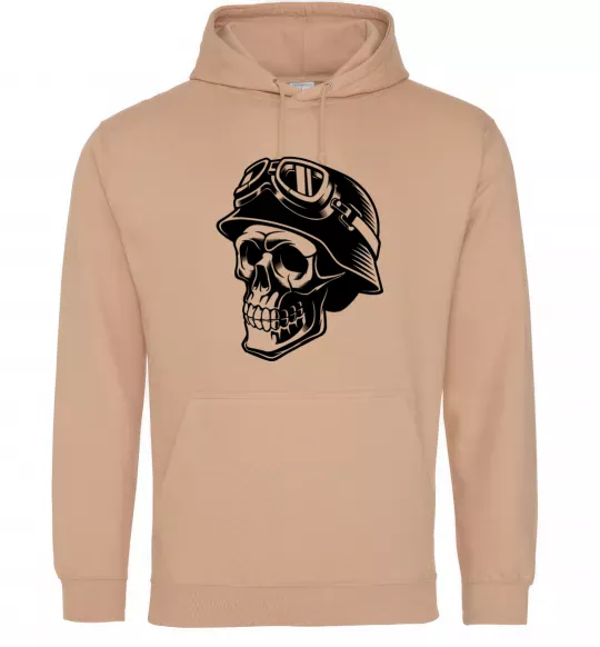 Чоловіча толстовка (худі) Motorcycle rider Пісочний фото