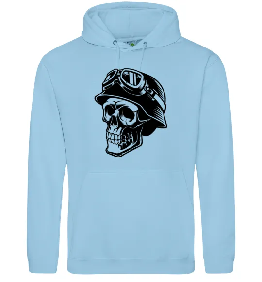 Чоловіча толстовка (худі) Motorcycle rider Блакитний фото