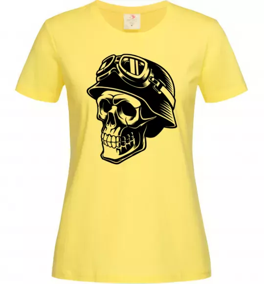 Жіноча футболка Motorcycle rider Лимонний фото