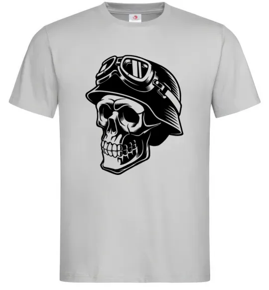 Чоловіча футболка Motorcycle rider Сірий фото