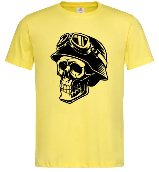 Чоловіча футболка Motorcycle rider Лимонний фото